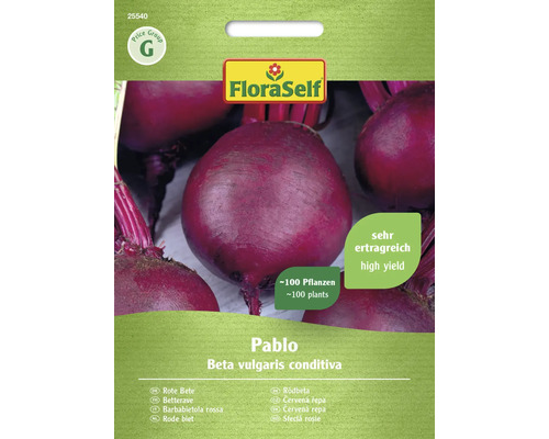 Gemüsesamen FloraSelf Rote Rübe 'Pablo F1'