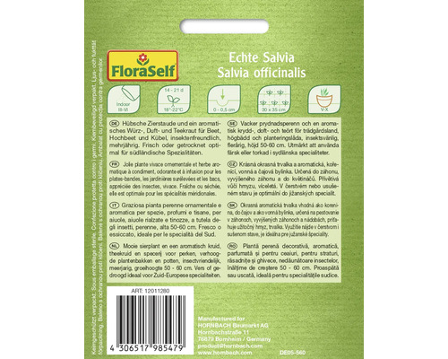 Echte Salvia Samenpackung von FloraSelf