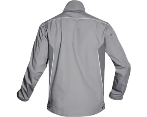 Graue Jacke mit langen Ärmeln, Rückansicht