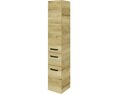 Hochschrank Jungborn Ventitre 30x168x33 cm halifax eiche natur