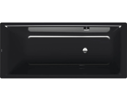 Rechteckbadewanne Kaldewei Puro 688 70x170 cm schwarz glänzend 258823000701 Rechteckige Badewanne