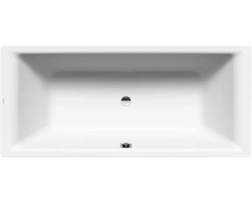 Rechteckbadewanne Kaldewei Puro Duo 664 80x180 cm alpinweiß matt 266400010711 Weiße Badewanne von oben