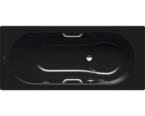 Rechteckbadewanne Kaldewei Vaio Set Star 945 70x170 cm schwarz glänzend 234500010701