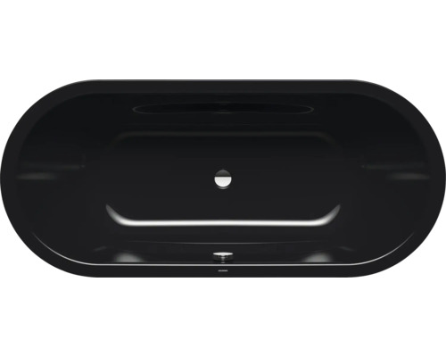Ovale Badewanne Kaldewei Vaio Duo Oval 951 80x180 cm schwarz glänzend 233100010701 Ovale Badewanne aus Sanitäracryl, Draufsicht