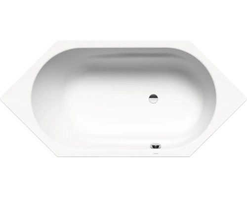 Sechseckbadewanne Kaldewei Vaio 6 958 90x190 cm alpinweiß matt 233800010711 Sechseckige Badewanne von oben