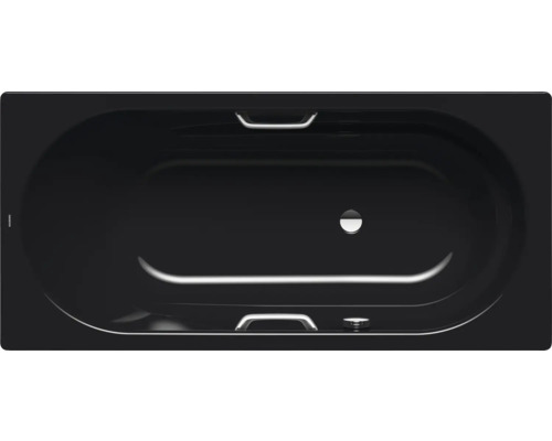 Rechteckbadewanne Kaldewei Vaio Star 961 80x170 cm schwarz glänzend 234100010701 Rechteckige Badewanne, aus Sanitäracryl