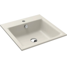 Aufbauwaschbecken mit quadratischer Form und Armaturloch