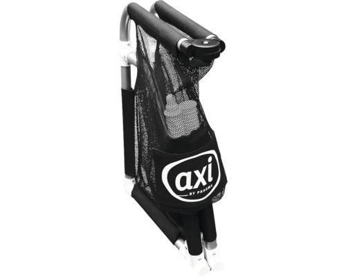 Axi Logo auf einer Badminton Netzaufbewahrungstasche