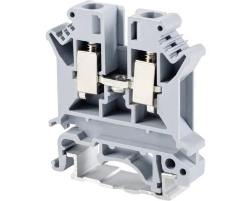 Verbindungsklemme Reihenklemme 0,2-6 mm², grau, 1-polig, 1 Stück