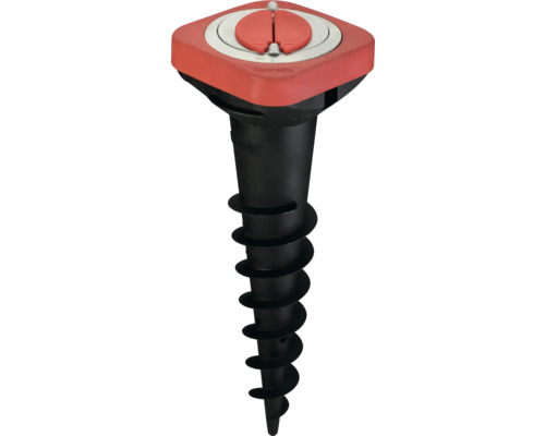 Erdanker mit Schraubgewinde zur Befestigung im Boden