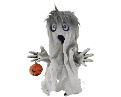 Dekofigur Halloween kleiner Geist 40x10x34 cm animiert mit Soundeffekt
