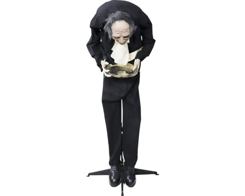 Dekofigur Halloween stehender Mann 40x30x153 cm animiert mit Soundeffekt