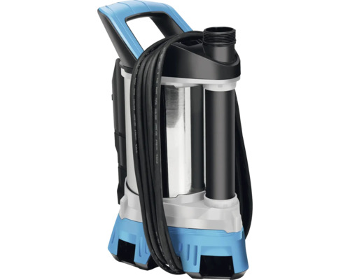 Schmutzwasserpumpe aus Metall mit Kabel