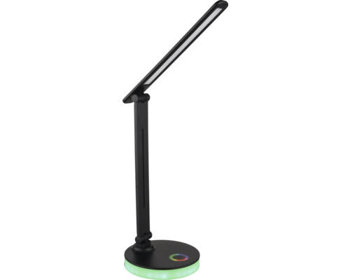 Schwarze LED Schreibtischlampe