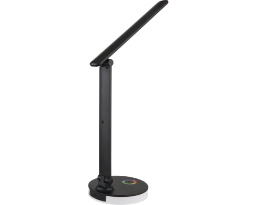 Schwarze LED Schreibtischlampe