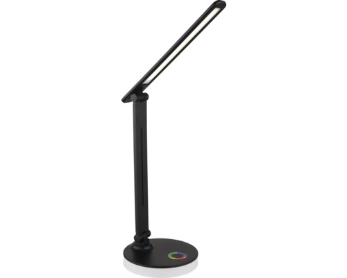 Schwarze LED Schreibtischleuchte mit Touchfunktion