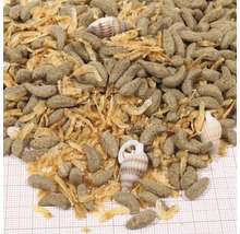 Aquarienfischfutter mit Garnelen und Muscheln