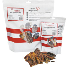 Nestos Wildrippchen Hundesnacks, Packungen mit 125 Gramm und 500 Gramm