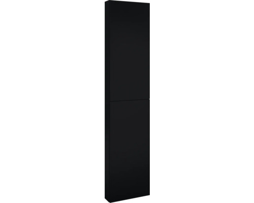 Hochschrank Jungborn 180x40x12,6 cm schwarz matt