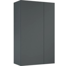 Grauer Badezimmer-Hängeschrank