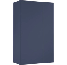 Blauer Badezimmerschrank mit zwei Türen