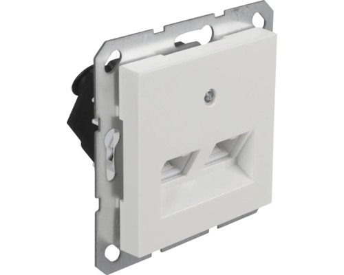 Doppelanschlussdose für Netzwerkverbindungen