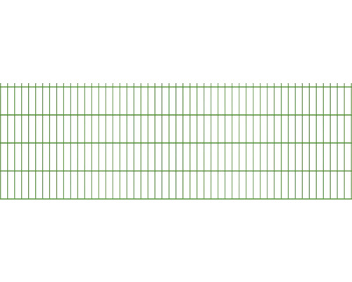 Doppelstabmatte Typ 6/5/6 251 x 83 cm RAL 6005 moosgrün