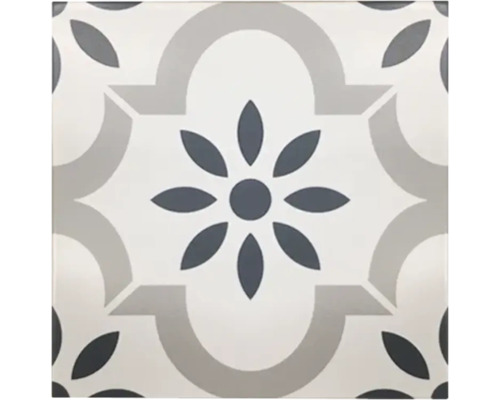 Fliese mit Blumenmuster