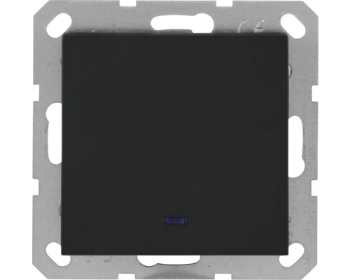 Antennensteckdose QLink F-Line R/TV/SAT Taster unterputz, schwarz
