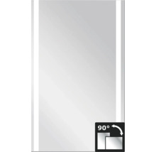 LED-Lichtspiegel DSK Silver Boulevard eckig 60x100 cm