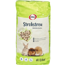 Kleintierstreu elles Strohstreu natürliches Einstreu für Nager und auch Katzen 60 l ca. 24 kg
