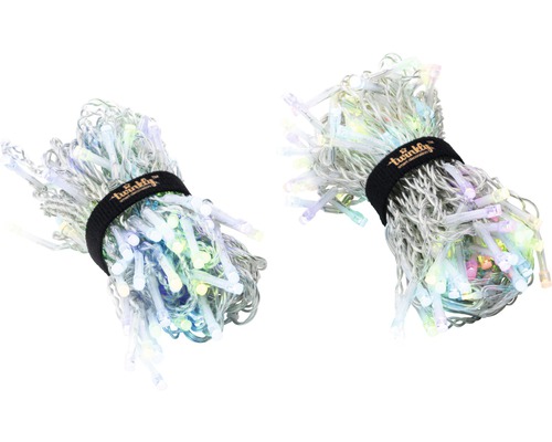 Zwei LED-Lichterketten mit Kabelbinder