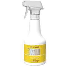 WPC-Auffrischer in einer Sprühflasche für die Reinigung und Pflege von WPC-Oberflächen.