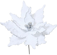 Dekorative, künstliche Weihnachtssternblume