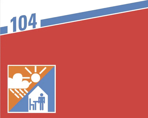 Symbol für Bewitterungsbeständigkeit und Nutzung in Innenräumen