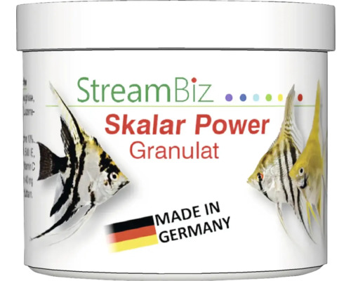 Aquariumfischfutter StreamBiz Skalar Power Granulat - L 80 g