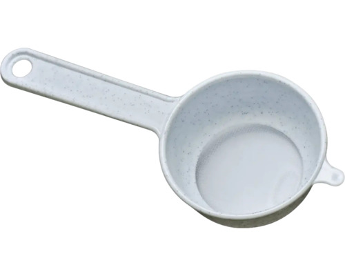 Futtersieb StreamBiz DAS Sieb, feines Sieb für Futtermittel, Kunststoff weiß, ca. 16 cm, Durchmesser ca. 6,5 cm, Maschenweite ca. 300 µm Küchensieb mit Griff