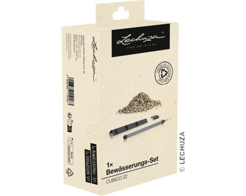 Lechuza Cubico 22 Bewässerungsset Verpackung