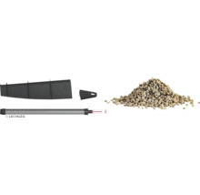 Lechuza Komplettset mit Pflanzeinsatz, Wasserstandsanzeiger und Pflanzgranulat