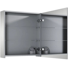 Offener Spiegelschrank mit Fachböden für das Badezimmer