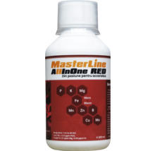 MasterLine AllInOne RED Aquariumpflanzendünger, 200ml Flasche
