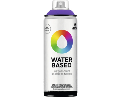 MTN Montana Water Based Sprühlack RV-174 Dioxazine Purple Deep 400 ml MTN Water Based Sprühfarbe mit violetter Kappe