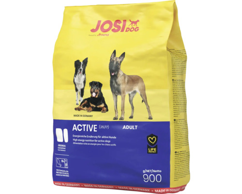 Josi Dog Active Adult Hundetrockenfutter im 900 Gramm Sack