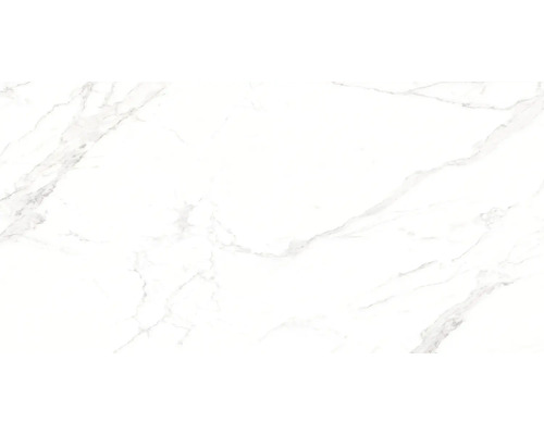 Feinsteinzeug Bodenfliese Mykonos 60x120 cm weiß rektifiziert