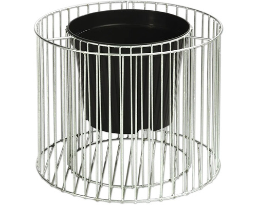 Blumenständer aus Metall mit Kunststoffeinsatz