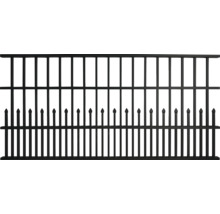 Metallzaun zur Grundstücksbegrenzung