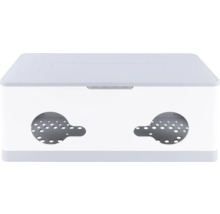 Aufbewahrungsbox mit Deckel und Sichtfenstern