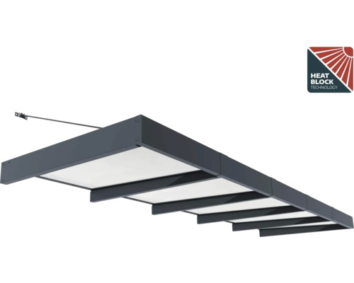 Terrassenüberdachung mit Heat Block Technology