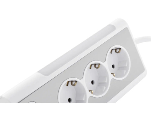 Steckdosenleiste mit drei Steckdosen