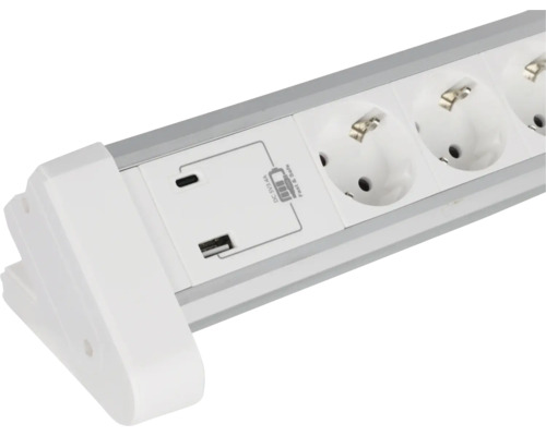 Steckdosenleiste mit USB Anschlüssen